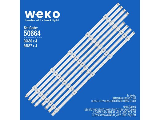 Диодни ленти комплект 4 бр/pcs ZD_SSC_D550_4X10_01_V2.20 SVH550FA1