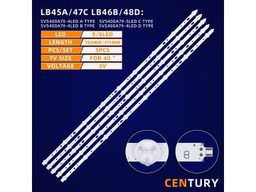 LED подсветка комплект 40" SVS400A79 , LTA400HM23