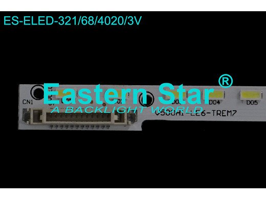 LED подсветка 1 (един) брой  50" V500H1-LE6-TREM7 SET1