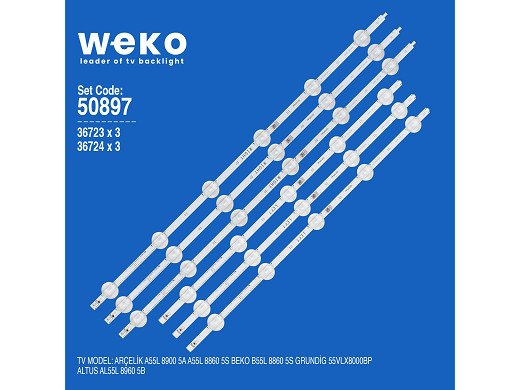 LED подсветка комплект 55" WCF60601 55_CLARITY