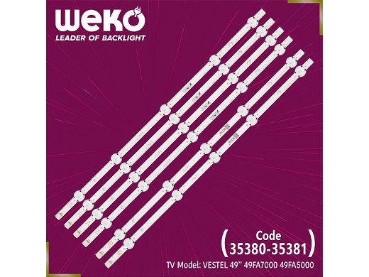 LED подсветка комплект SVV490A32A-B_5LED