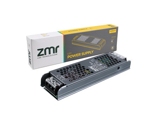 Захранващ блок за LED тънък метален  12V 12.5A SLIM