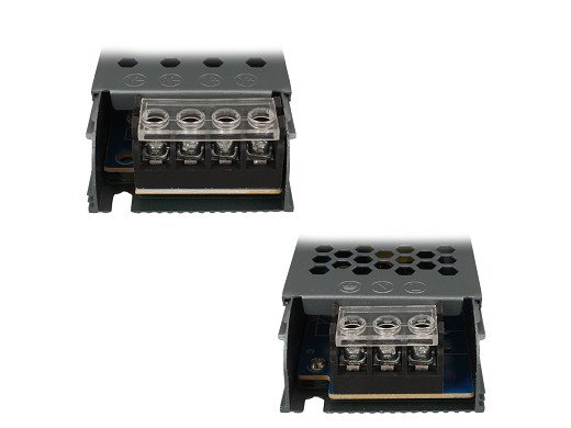 Захранващ блок за LED ултратънък метален  12V 12.5A ULTRA SLIM