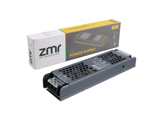 Захранващ блок за LED тънък метален 12V 16.7A SLIM