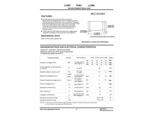 Диак LLDB-3 DO-213