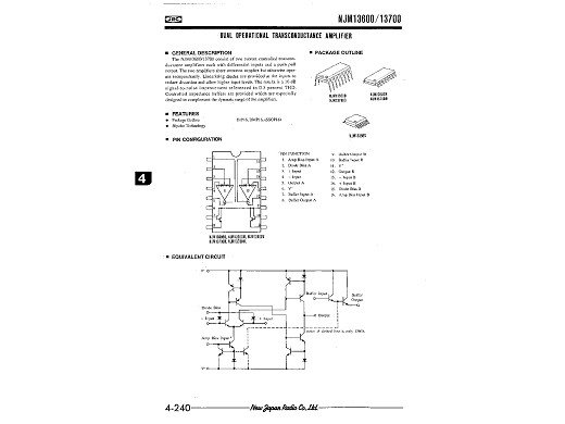 Интегрална схема LM13700M SOP-16