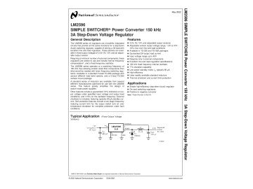 Интегрална схема LM2596S 3.3V TO-263-5
