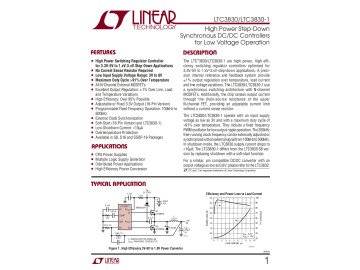 Интегрална схема LTC3830ES SSOP-16