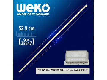 Диодни ленти комплект 2 бр/pcs 17ELB48ULR4 17ELB48ULR2 7020PKG 66EA