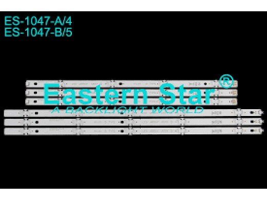 Диодни ленти комплект 6 бр/pcs LG INNOTEK 17Y 49INCH_A/B-TYPE