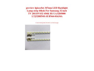 Led Backlight 2011SVS32 K456 left ELED38