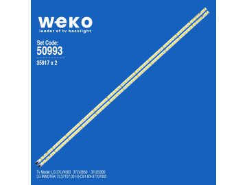 Edge LED BAR 37" 37T07-02A 60leds
