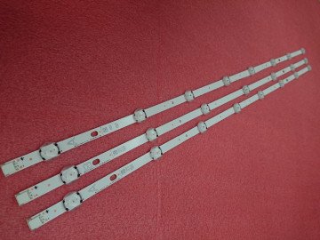 Диодни ленти комплект 3 бр./ Vestel 395DRT VNB (A B)-TYPE с лепенка за прикрепване