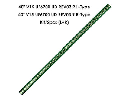 Диодни ленти комплект 2 бр/pcs 40" V15 UF6700 UD REV03 9 L-R-TYPE