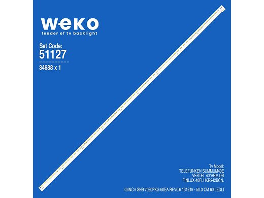LED подсветка 40'' 7020PKG 60EA REV0.6