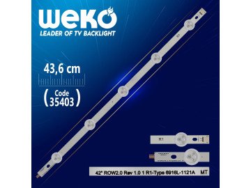 LED BAR  42" LG ROW2.0 6916L-1121A