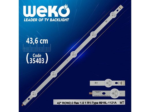 Диодни ленти комплект 42" ROW2.0 6916L-1121A R1