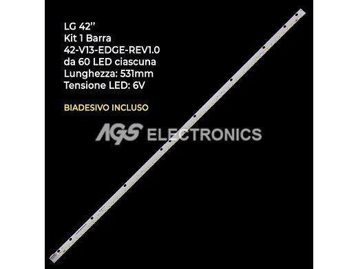 LED подсветка PHILIPS 42" V13 TPV EDGE REV0.4 1 ELED1156