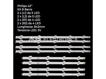 LED подсветка комплект  42'' V14 DRT Rev0.0
