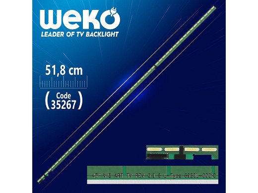 Диодна лента 1 бр/pc  47 INCH V13 ART 6920L-0001C L-TYPE