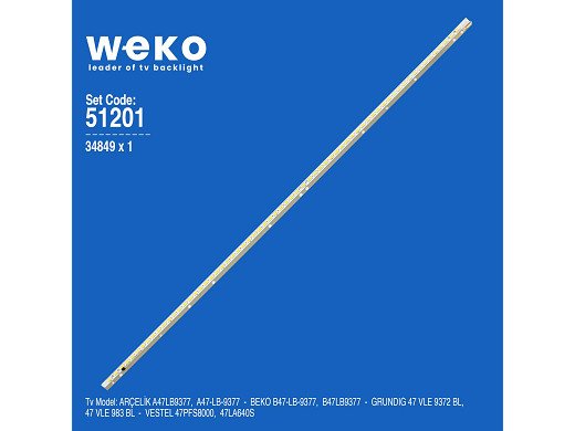 Диодна лента 1 бр/pc 47'' V13 EDGE REV0.3 Original