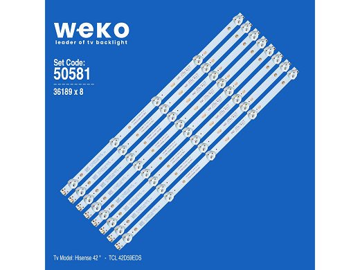LED подсветка комплект  4708-K420WD-A3213K01 set8