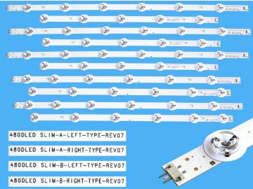 Led Backlight 480DLED_SLIM set+tape glue