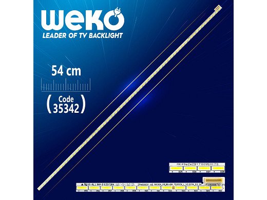 Диодна лента  1 бр/pcs Led Backlight 49" A49L 9762 5B ZPN60600-A/B