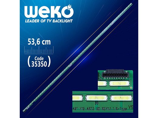 LED подсветка комплект 49'' V15 ART3 UD REV1.1