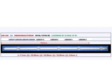 Led Backlight 50INCH ROW2.1 6916L-1276A LED240