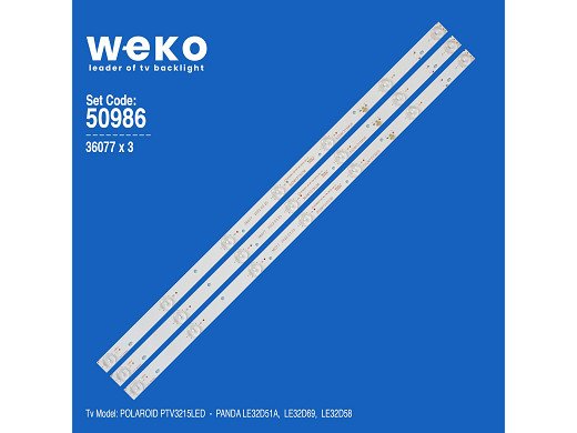 Диодни ленти комплект 3 бр/pc  0732D07-ZC14F-06 , 532WY315M06