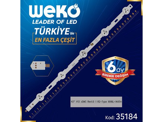 Диодна лента 1 бр/pc 42" V13 CDMS REV1.0 R2-TYPE - 6916L-1405A