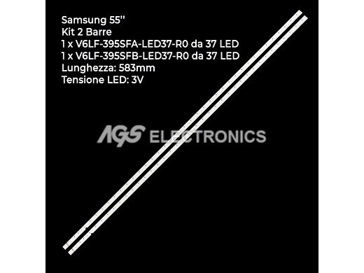 Диодни ленти комплект 2 бр/pcs 55"inch V6LF_550SFA/B_LED37