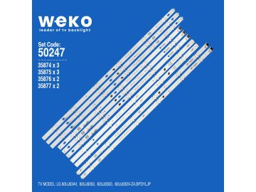 Led Backlight EAV63673006 60UJ63_UHD SET10pcs