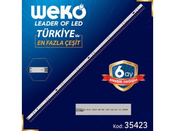 Диодни ленти комплект 3 бр/pcs 43' UHD 24EA ES-1008  с лепенка за прикрепване
