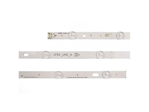 Диодни ленти комплект 3 бр/pcs 43' UHD 24EA ES-1008  с лепенка за прикрепване