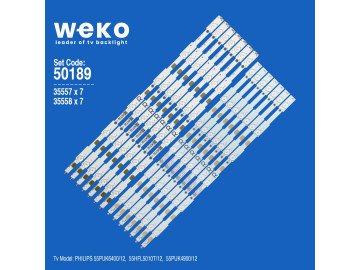 LED подсветка комплект  55" EVTLBM550P0601 SET14