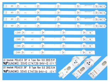 Диодни ленти комплект 8 бр/pcs AGF78400401 LED286/LED287