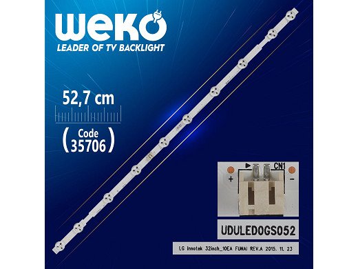 Диодна лента 1 бр/pc LG INNOTEK 32INCH_10EA FUNAI REV.A