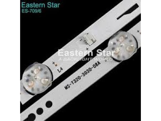 Диодни ленти комплект 2 бр/pcs MS-T320-3030-08A   MC-32A06X ES-709/6 с лепенка за прикрепване