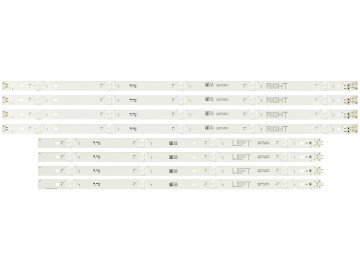 Диодни ленти комплект 8 бр/pcs AGF78840002,AGF79105801 с лепенки за прикрепване