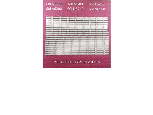 Диодни ленти комплект 20 бр/pcs LG 60" INNOTEK POLA2.0 L & R Rev0.1 LED394-5