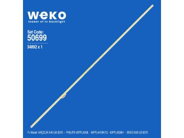 Led Backlight SAMSUNG 2013SLS40 7030NNB 2D