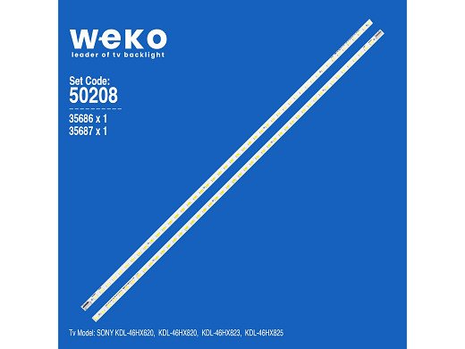 Диодни ленти комплект 2 бр/pcs  SLED_2011SLS46_EQL_R/L_48_2D_REV0.01