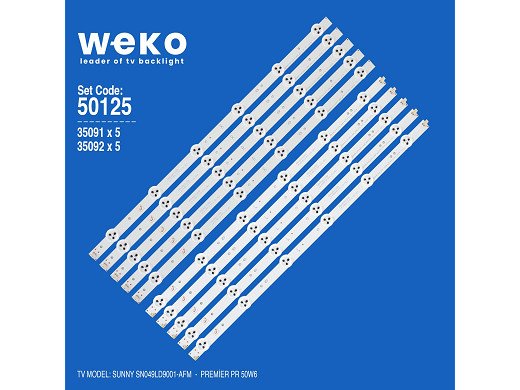 Диодни ленти комплект 10 бр./pcs SVJ490A06, LB-C490F113-E2-L-G1-SE4