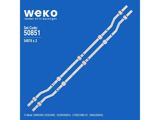 Диодни ленти комплект 2 бр/pcs  LM41-00133A- 2015 SVS F-COM 32 HD L5