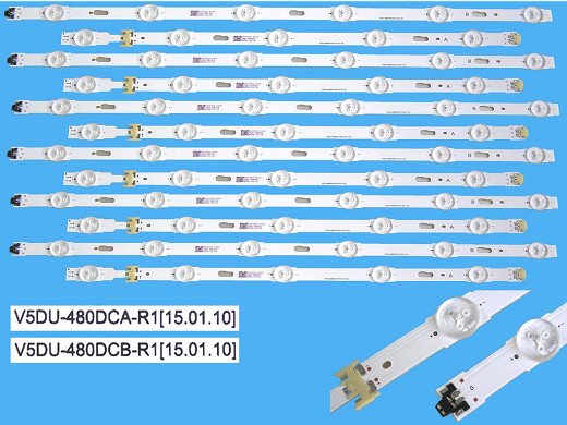 Диодни ленти комплект 12 бр/pcs V5DU-480DCA-R1 LED89-90