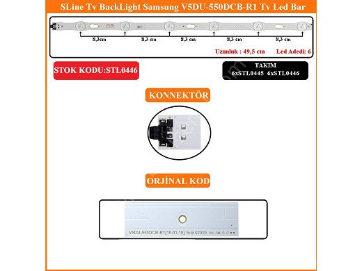 Диодна лента 1 бр/pc  V5DU-550DCB-R1 LED29
