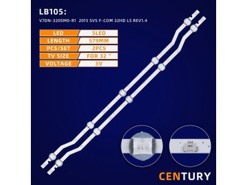 Led Backlight V7DN-320SM0-R1 set-2pcs led1102