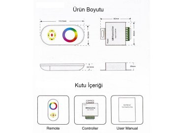 LED RGB КОНТРОЛ Touch Led RGB 10995